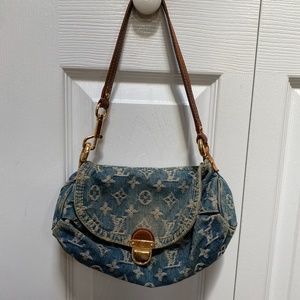 Louis Vuitton denim handbag